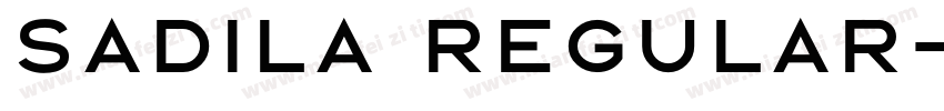 Sadila Regular字体转换